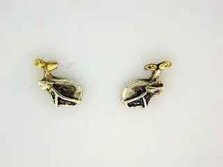 EP018 Whale Silver Earring Posts Fishing For Gold