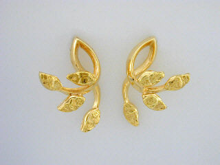EP298 Earring 14kt and Nuggets