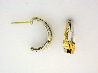 EP410 Zig Zag Hoops with Alaskan Gold Nuggets Fishing For Gold