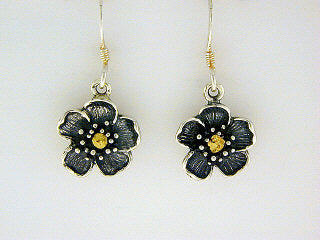 EW048 Alaska Rose Earring Wires