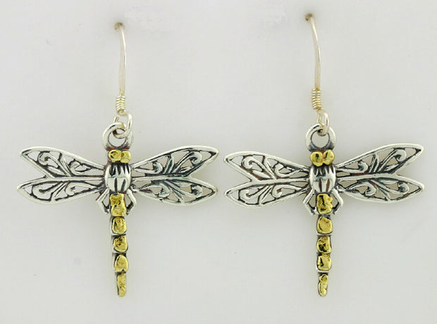 EW162  Dragonfly Earring Wires