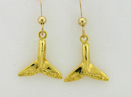 EW301 Whale Tail with Nuggets Earring Wires