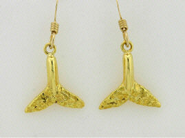 EW302 Whale Tail with Nuggets All Fishing For Gold
