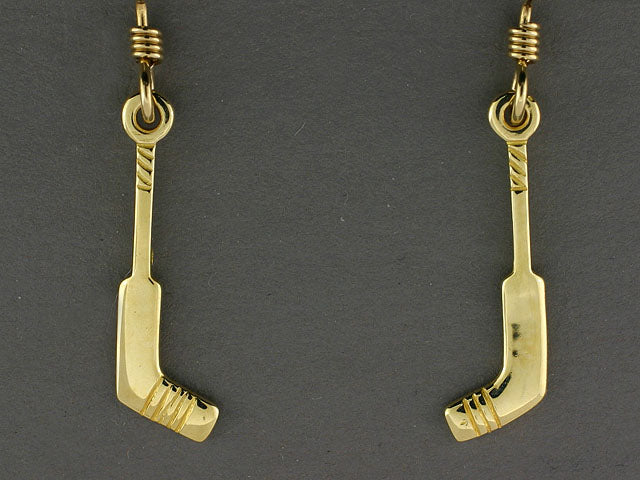 EW540 Goalie Plain Medium 14kt Earring Wires