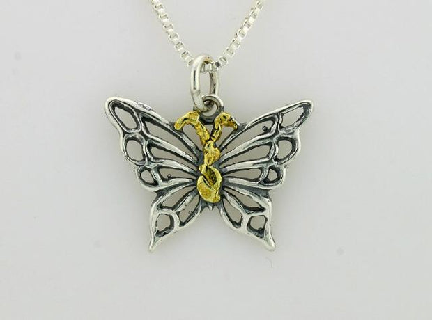 N015  Butterfly pendant