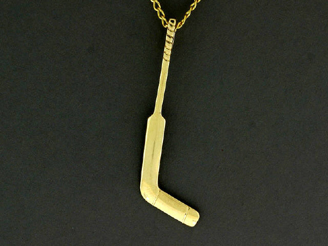 N503G Goalie Stick 14kt Plain Fishing For Gold