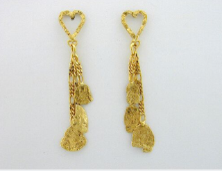 EP307 Heart 3 Nuggets Dangle Post Fishing For Gold