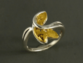 R320S/ 2.8 Silver Fancy Nuggets Ring 2.8 dwt