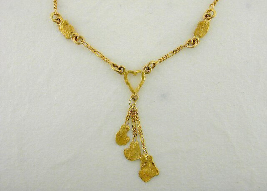 NC14 Heart Dangle Drop Neck 2.1 dwt