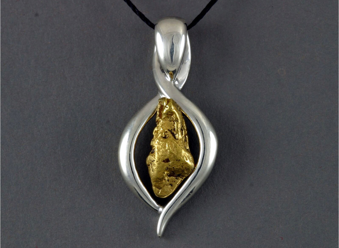 N816S Pendant Sterling & Nuggets