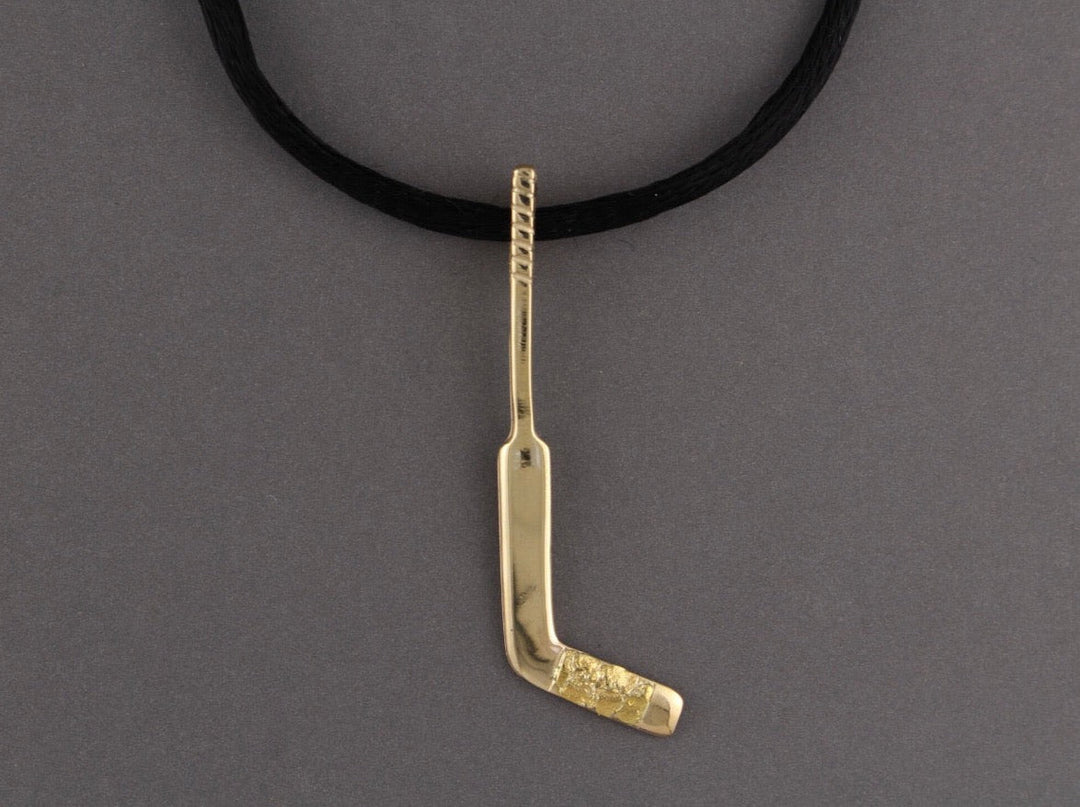 N503GN Goalie Stick 14kt with Nuggets Fishing For Gold