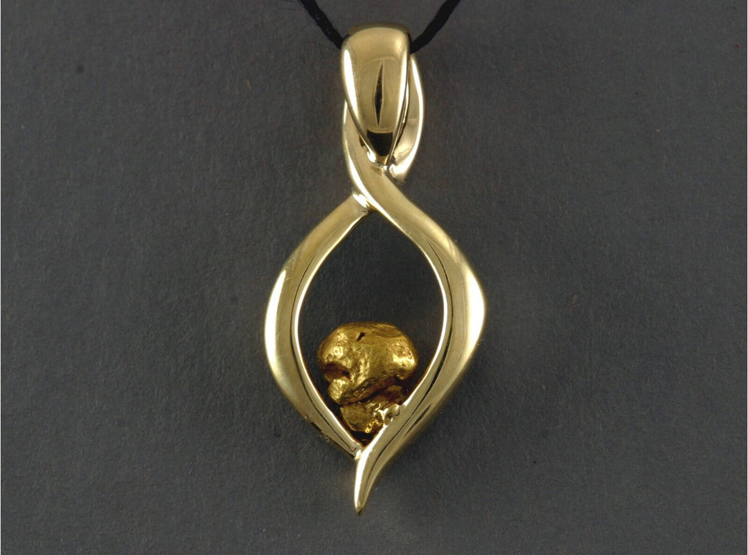 N816 Pendant 14kty and Nuggets