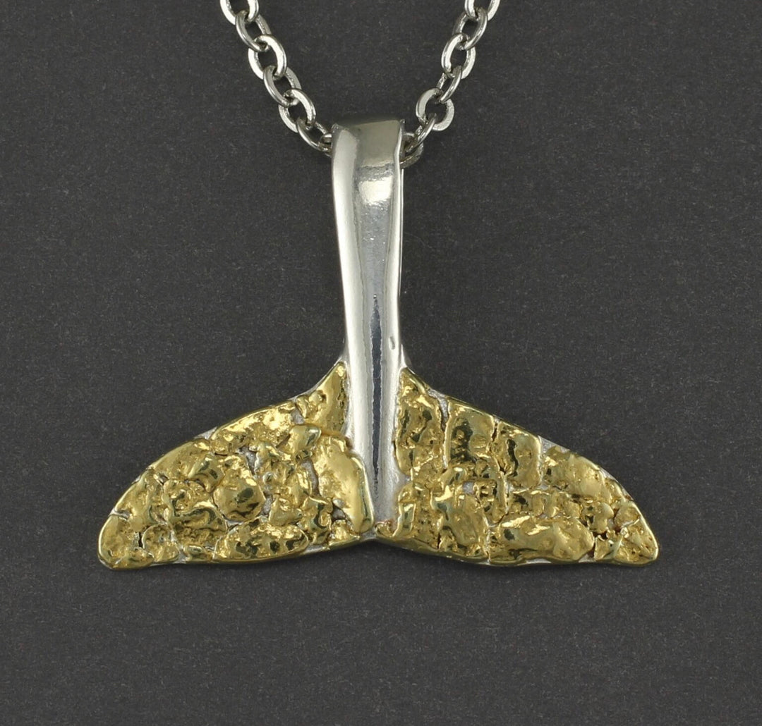 N421S Whale Tail 14kt & Nuggets all