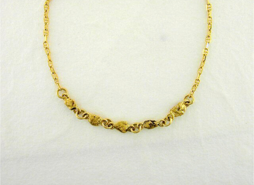 NC01/2.7 5 Nuggets Continual Neck 2.7 dwt Fishing For Gold