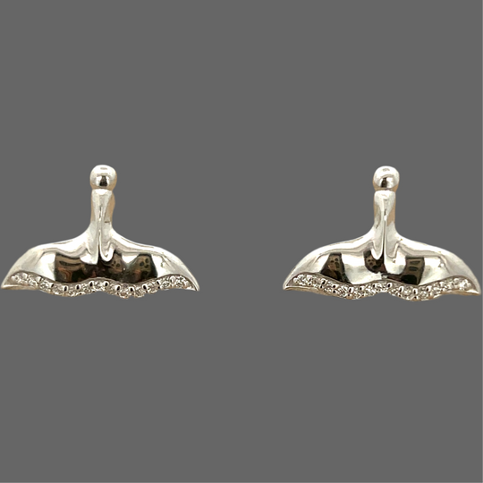EP901SCZ  Earrings Silver with/CZ