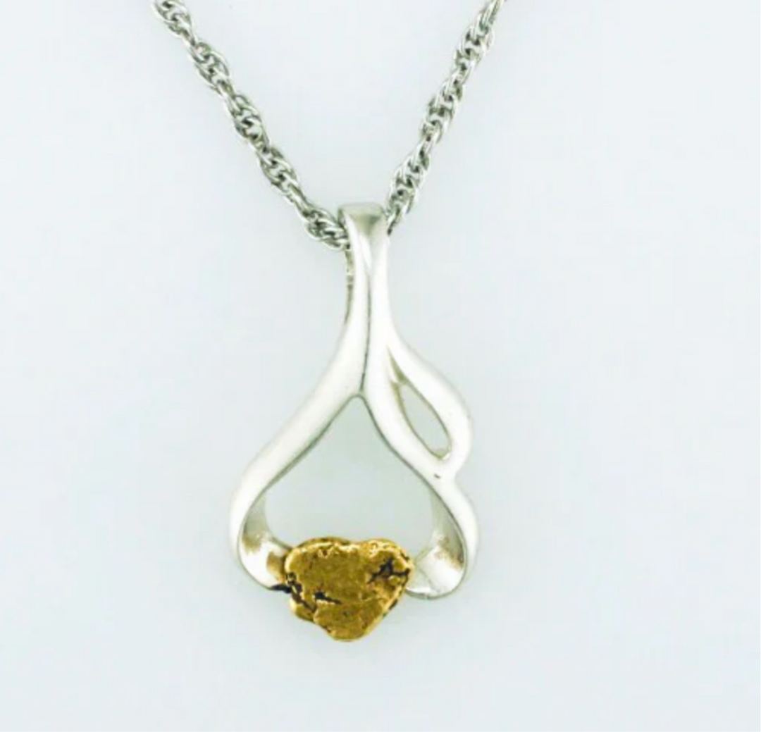 N366S  Curly Fancy Pendant