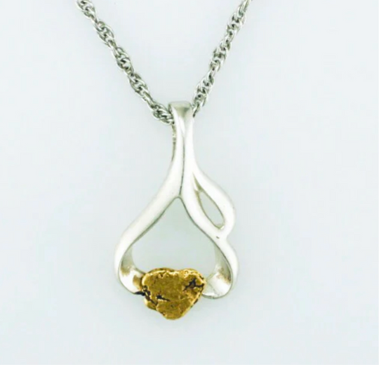 N366S  Curly Fancy Pendant