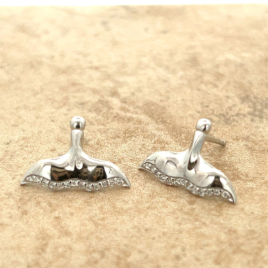 EP901SCZ  Earrings Silver with/CZ