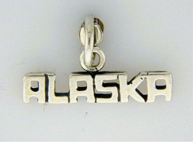 C059  Alaska Charm Silver Fishing For Gold