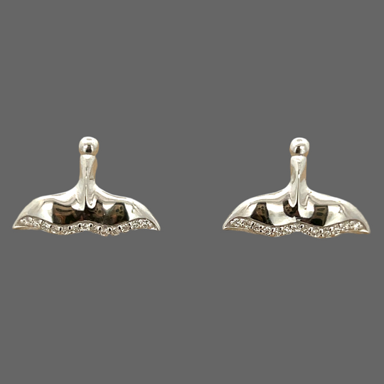 EP901SCZ  Earrings Silver with/CZ
