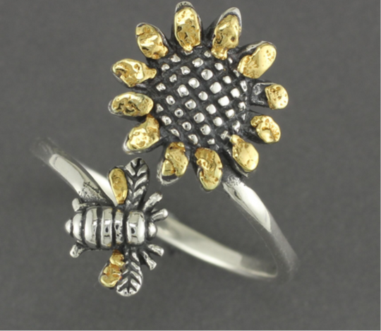 R03254  Adjustable Sun Flower with Bee