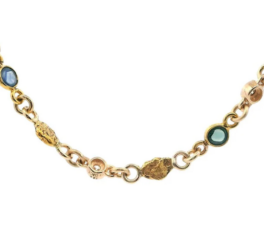 NC25-2 Blue Saphires and Diamonds Bezeled