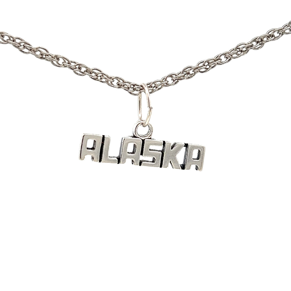 N090 Sterling Silver "ALASKA" Pendant