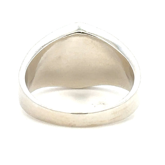 RM010 Mens Ellipse Gold Nugget Filled Ring