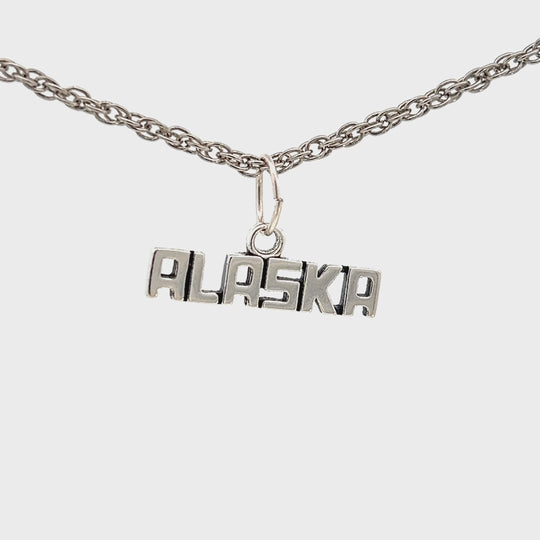 N090 Sterling Silver "ALASKA" Pendant