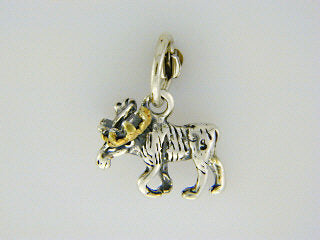 C076  Charm Moose Silver & Nuggets