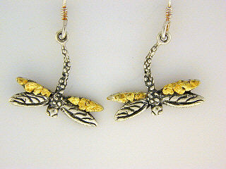 EW107  Dragonfly Earring Wires