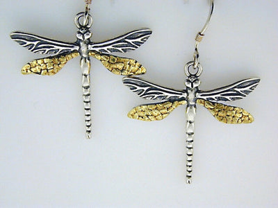 EW113  Dragonfly Medium Earring Wires