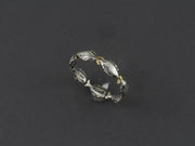 R179-7  Silver Halibut Stackable Silver Ring