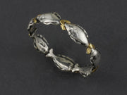 R179-7  Silver Halibut Stackable Silver Ring