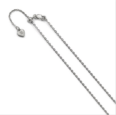Chain Adjustable Silver Cable 22"