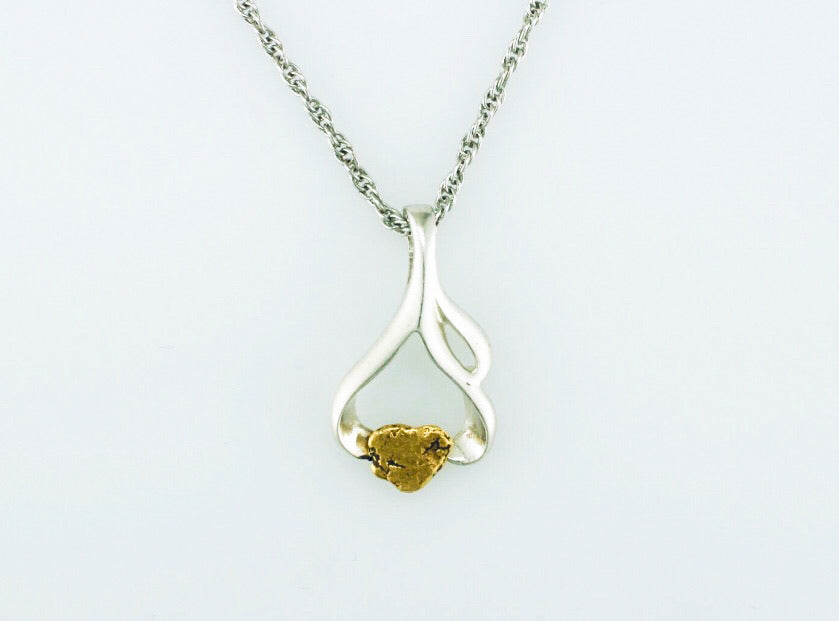 N366S  Curly Fancy Pendant