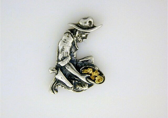 NTT009  Panner Large Necklace  Alaskan Gold Nuggets